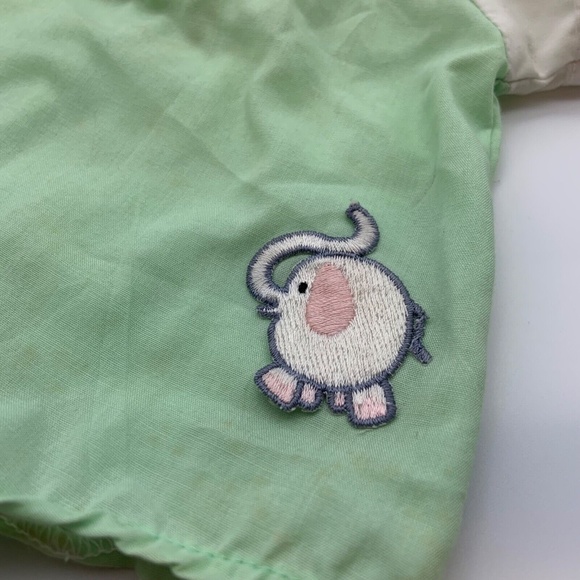 Vintage Cabbage Patch Kids Original Elephant Embroidered Collared Outfit - Picture 11 of 16